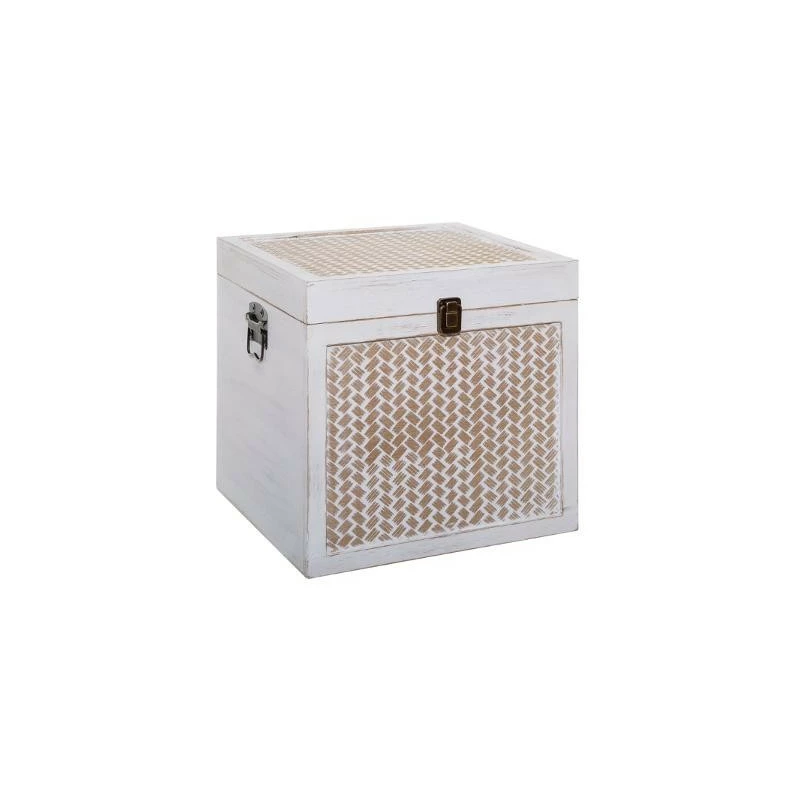 Malles carrée cannage blanchi - Lot de 3 - Atmosphera Malles Carrée Cannage Blanchi - Lot De 3 - Atmosphera -Ledepot-bailleul Soldes Magasin malles carree cannage blanchi lot de 3 atmosphera 3