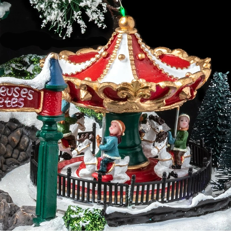 Fête foraine de noël animée et lumineuse Fête Foraine De Noël Animée Et Lumineuse -Ledepot-bailleul Soldes Magasin maneges de noel animes et lumineux 1