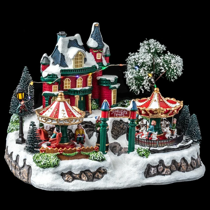 Fête foraine de noël animée et lumineuse Fête Foraine De Noël Animée Et Lumineuse -Ledepot-bailleul Soldes Magasin maneges de noel animes et