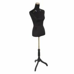 Mannequin Velours Noir 160 Cm Night Atmosphera