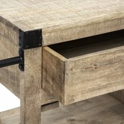 Meuble Bar 2 Tiroirs Sur Roues Silas Atmosphera -Ledepot-bailleul Soldes Magasin meuble bar 2 tiroirs sur roues silas atmosphera 5