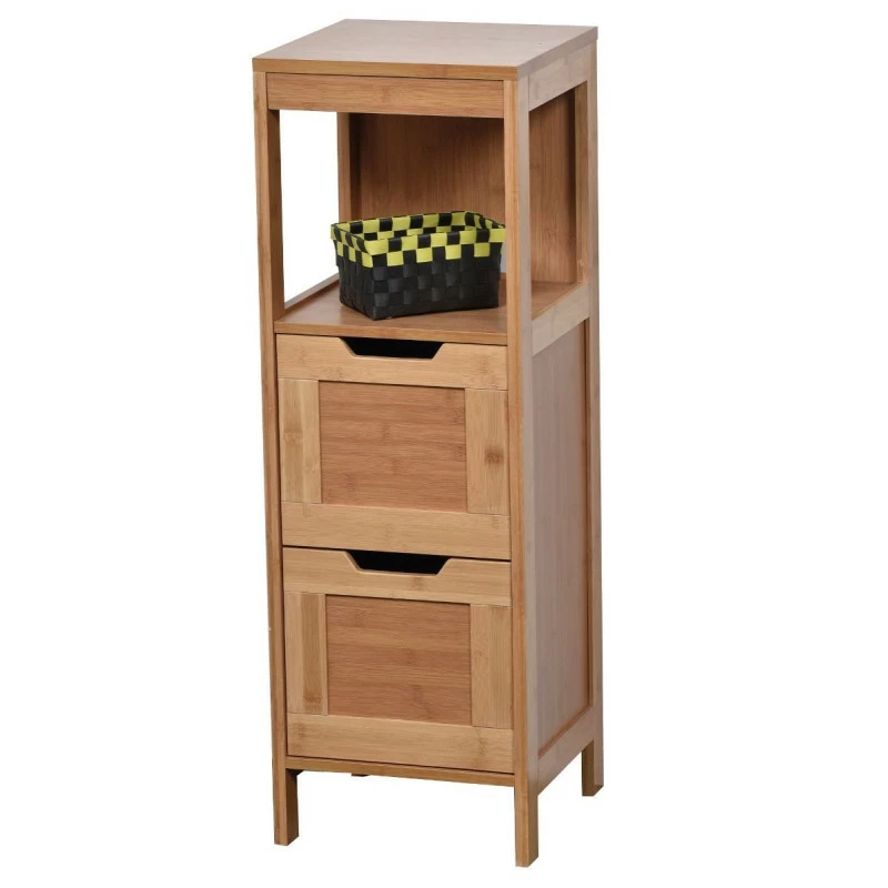 Meuble bas 2 tiroirs en bambou Mahé Meuble Bas 2 Tiroirs En Bambou Mahé -Ledepot-bailleul Soldes Magasin meuble bas 2 tiroirs en bambou collection mahe