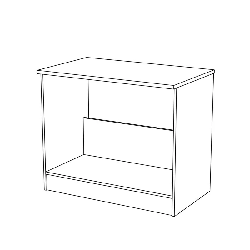 Meuble bas blanc sous évier 100 cm Mammy Demeyere Meuble Bas Blanc Sous évier 100 Cm Mammy -Ledepot-bailleul Soldes Magasin meuble bas blanc sous evier 100 cm mammy 2