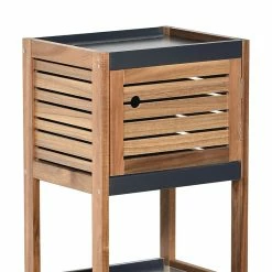 Meuble Bas De Rangement 1 Porte En Acacia 3 Meuble Bas De Rangement 1 Porte En Acacia -Ledepot-bailleul Soldes Magasin meuble bas rangement 1 porte en acacia 1 1