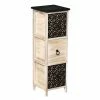 Meuble Carré 3 Tiroirs Séri Bois Noir Et Décor 2 Meuble Carré 3 Tiroirs Séri Bois Noir Et Décor -Ledepot-bailleul Soldes Magasin meuble carre 3 tiroirs seri bois noir et decor