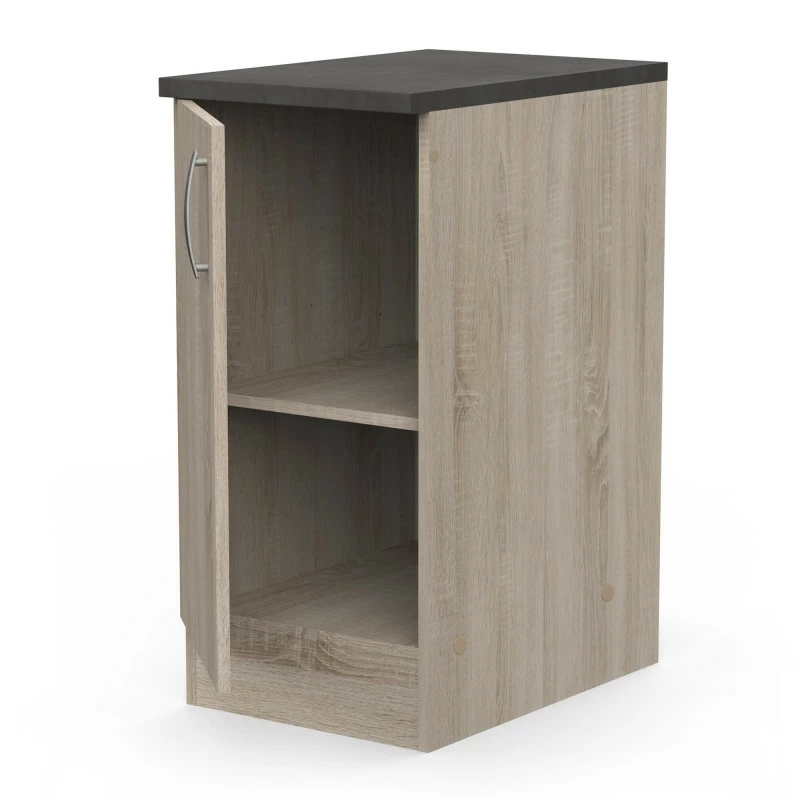 Meuble de cuisine bas 1 porte 40 cm Paprika Demeyere Meuble De Cuisine Bas 1 Porte 40 Cm Paprika -Ledepot-bailleul Soldes Magasin meuble de cuisine bas 1 porte 40 cm paprika 1 4