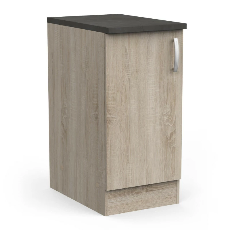 Meuble de cuisine bas 1 porte 40 cm Paprika Demeyere Meuble De Cuisine Bas 1 Porte 40 Cm Paprika -Ledepot-bailleul Soldes Magasin meuble de cuisine bas 1 porte 40 cm paprika 1 5