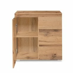 Meuble De Rangement 1 Porte 3 Tiroirs Naturel 6 Meuble De Rangement 1 Porte 3 Tiroirs Naturel -Ledepot-bailleul Soldes Magasin meuble de rangement 1 porte 3 tiroirs naturel image 4