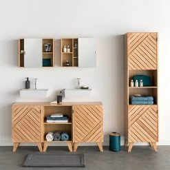 Meuble De Salle De Bain 1 Porte Bath'n Modul 5Five -Ledepot-bailleul Soldes Magasin meuble de salle de bain 1 porte bath n modul 5five 1 8