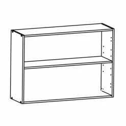 Demeyere Meuble Haut 2 Portes 100 Cm Origan Noir Et Bois -Ledepot-bailleul Soldes Magasin meuble haut 2 portes 100 cm origan noir et bois 2