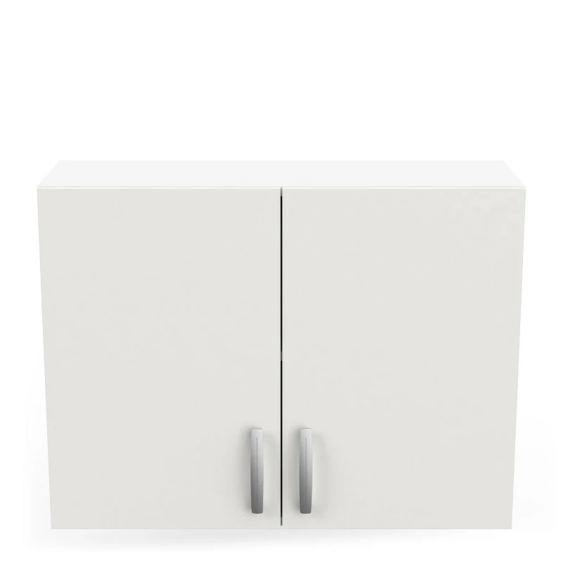 Meuble haut de cuisine 2 portes blanc Mammy Demeyere Meuble Haut De Cuisine 2 Portes Blanc Mammy -Ledepot-bailleul Soldes Magasin meuble haut de cuisine 2 portes blanc mammy 1