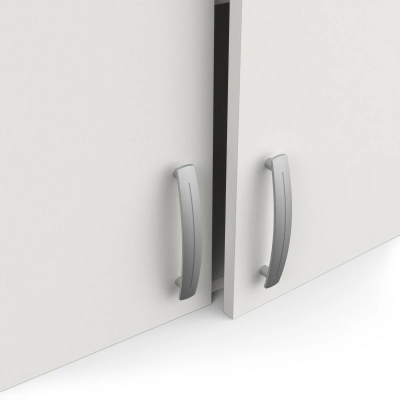 Meuble haut de cuisine blanc 2 portes Mammy Demeyere Meuble Haut De Cuisine Blanc 2 Portes Mammy -Ledepot-bailleul Soldes Magasin meuble haut de cuisine blanc 2 portes mammy 3