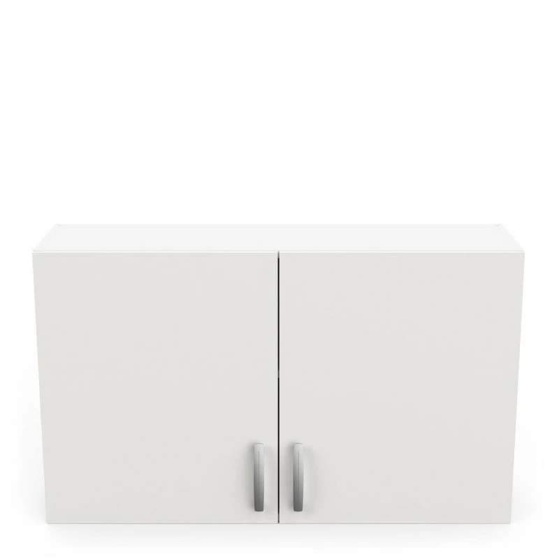 Meuble haut de cuisine blanc 2 portes Mammy Demeyere Meuble Haut De Cuisine Blanc 2 Portes Mammy -Ledepot-bailleul Soldes Magasin meuble haut de cuisine blanc 2 portes mammy 4