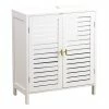 Meuble Sous Lavabo 2 Portes Blanc Lux -Ledepot-bailleul Soldes Magasin meuble sous lavabo 2 portes blanc lux
