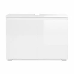 Meuble Sous Vasque 2 Portes Capetown Blanc -Ledepot-bailleul Soldes Magasin meuble sous vasque 2 portes capetown blanc 4