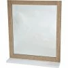 Miroir Avec Tablette Stockholm -Ledepot-bailleul Soldes Magasin miroir avec tablette