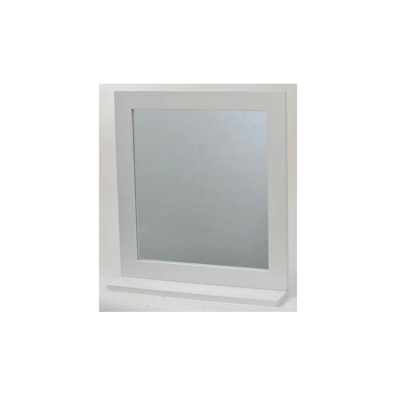 Miroir avec tablette blanc Miami Miroir Avec Tablette Blanc Miami -Ledepot-bailleul Soldes Magasin miroir avec tablette blanc 1