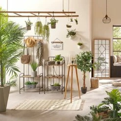 Miroir Bois Et Métal 71x165 Atmosphera -Ledepot-bailleul Soldes Magasin miroir bois et metal 71x165 atmosphera 2