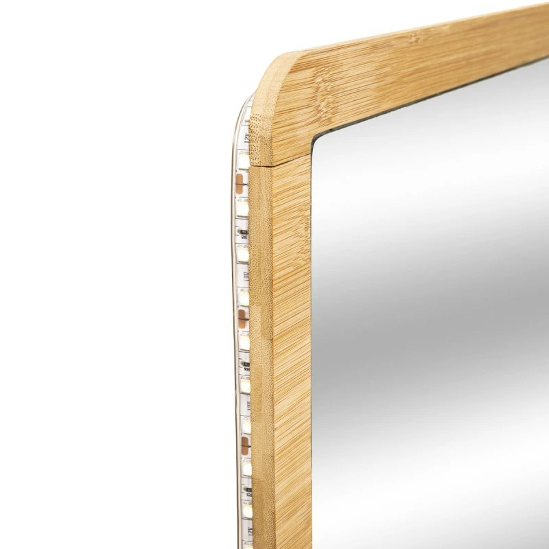 Miroir rectangulaire 66x47 bambou LED 5Five Miroir Rectangulaire 66x47 Bambou LED 5Five -Ledepot-bailleul Soldes Magasin miroir rectangulaire 66x47 bambou led 5five 1