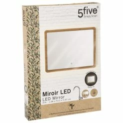 Miroir Rectangulaire 66x47 Bambou LED 5Five 6 Miroir Rectangulaire 66x47 Bambou LED 5Five -Ledepot-bailleul Soldes Magasin miroir rectangulaire 66x47 bambou led 5five 4