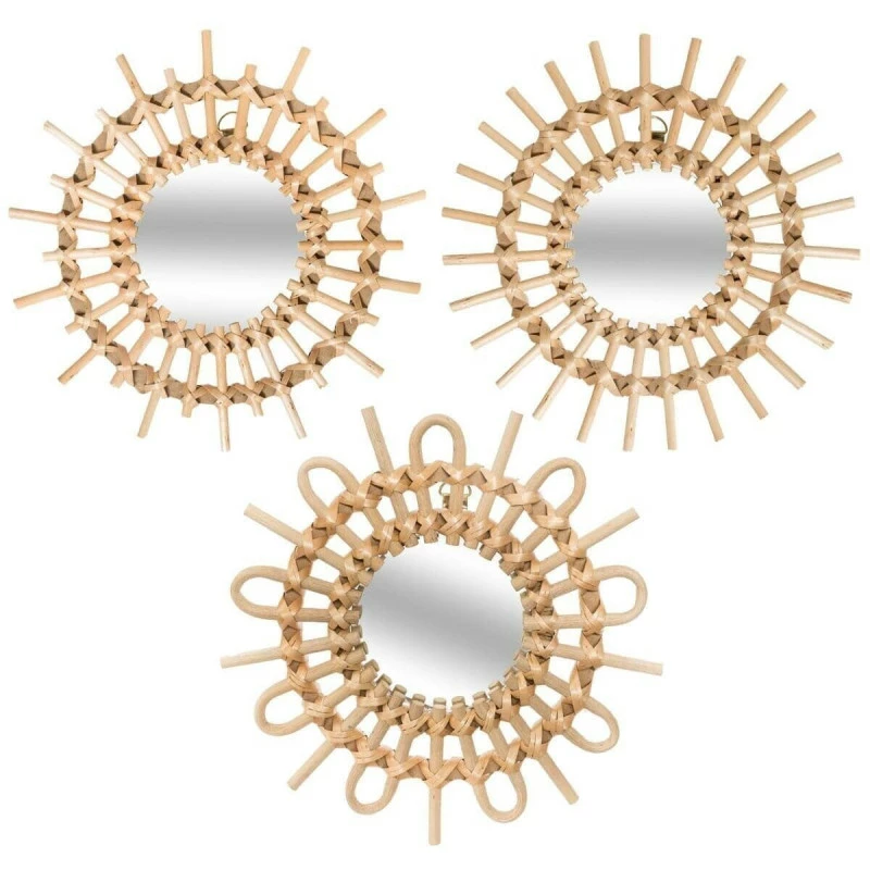 Miroirs en rotin Soleil x3 Atmosphera Miroirs En Rotin Soleil X3 Atmosphera -Ledepot-bailleul Soldes Magasin miroirs en rotin soleil x3 atmosphera