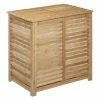 Panier à Linge Double En Bambou Sicela 5Five -Ledepot-bailleul Soldes Magasin panier a linge double en bambou tissu