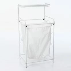 Panier à linge Blanc Sur Support