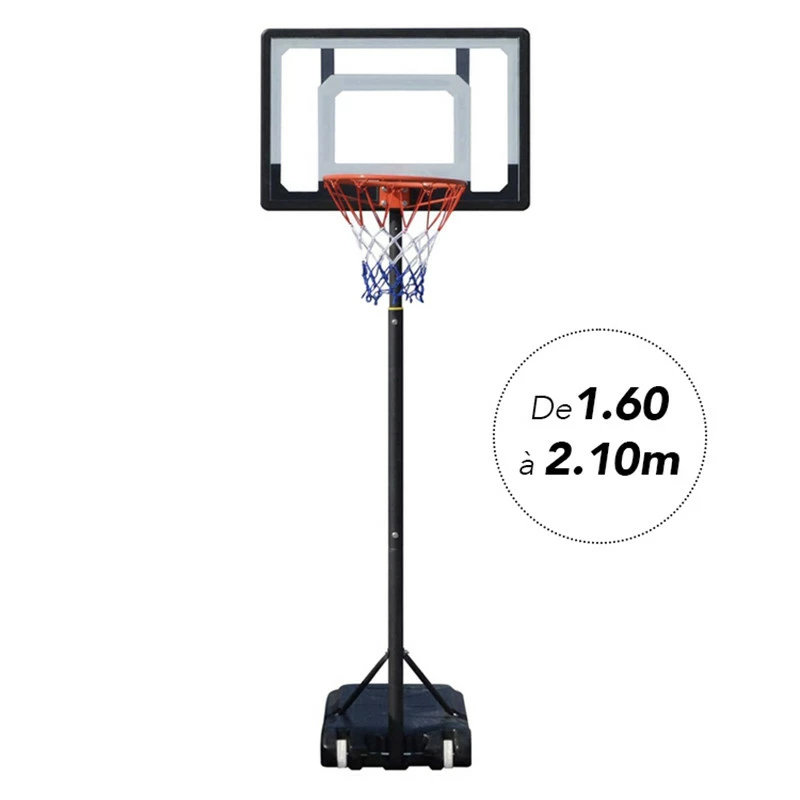 Panier de basket 1.60m à 2.10m - Modèle Training Panier De Basket 1.60m à 2.10m - Modèle Training -Ledepot-bailleul Soldes Magasin panier de basket 160m a 210m modele training