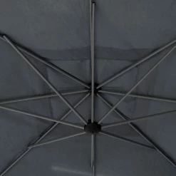 Parasol Décentré Carré Manoa Ardoise Hespéride 4 Parasol Décentré Carré Manoa Ardoise Hespéride -Ledepot-bailleul Soldes Magasin parasol decentre carre manoa ardoise hesperide 1 2