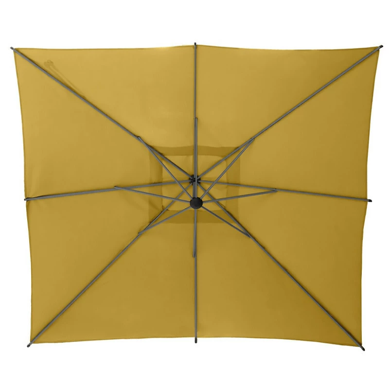 Parasol décentré carré Manoa jaune moutarde Hespéride Parasol Décentré Carré Manoa Jaune Moutarde Hespéride -Ledepot-bailleul Soldes Magasin parasol decentre carre manoa jaune moutarde hesperide 2