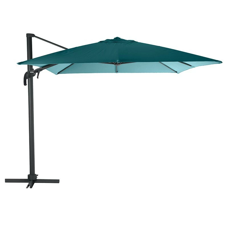Parasol décentré Eléa inclinable rectangulaire bleu canard Hespéride Parasol Décentré Eléa Inclinable Rectangulaire Bleu Canard Hespéride -Ledepot-bailleul Soldes Magasin parasol decentre elea inclinable 3x4 bleu canard hesperide 1