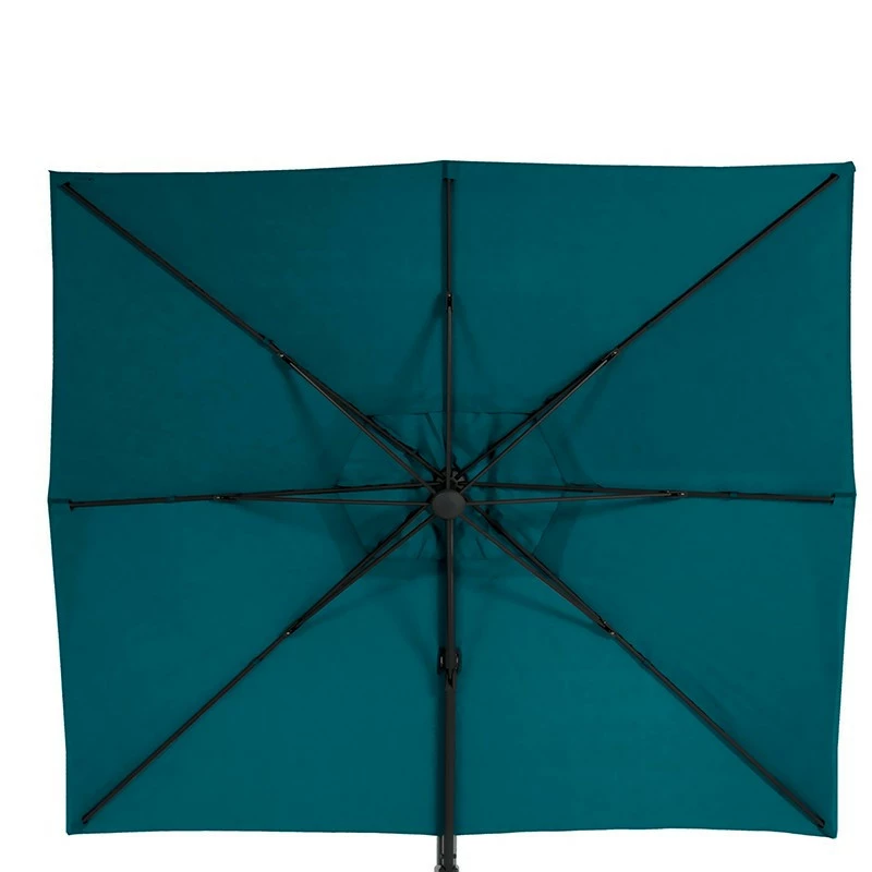 Parasol décentré Eléa inclinable rectangulaire bleu canard Hespéride Parasol Décentré Eléa Inclinable Rectangulaire Bleu Canard Hespéride -Ledepot-bailleul Soldes Magasin parasol decentre elea inclinable 3x4 bleu canard hesperide 2
