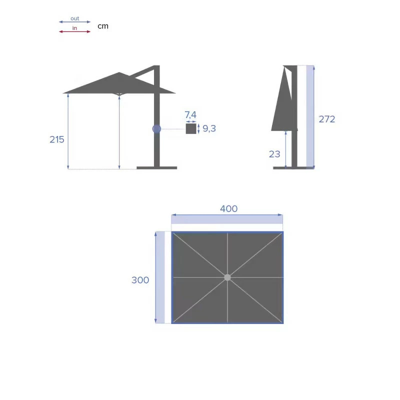 Parasol décentré Eléa inclinable rectangulaire noisette Hespéride Parasol Décentré Eléa Inclinable Rectangulaire Noisette Hespéride -Ledepot-bailleul Soldes Magasin parasol decentre elea inclinable 3x4 noisette hesperide 5