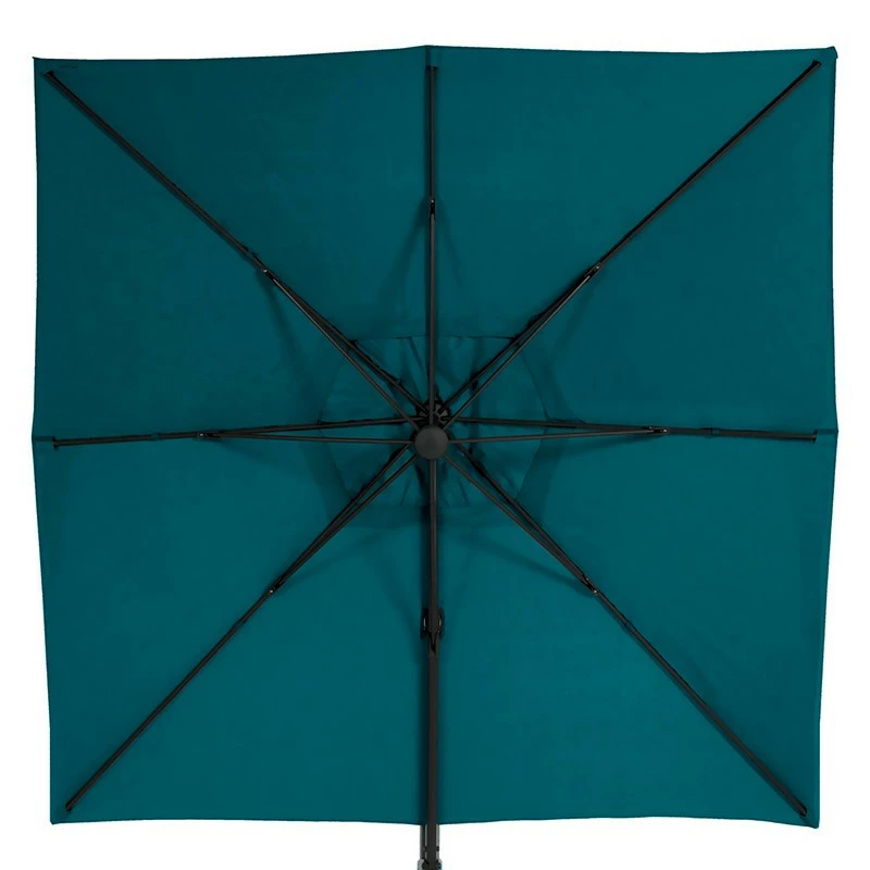 Parasol décentré Eléa inclinable carré bleu canard Hespéride Parasol Décentré Eléa Inclinable Carré Bleu Canard Hespéride -Ledepot-bailleul Soldes Magasin parasol decentre elea inclinable carre bleu canard hesperide 3