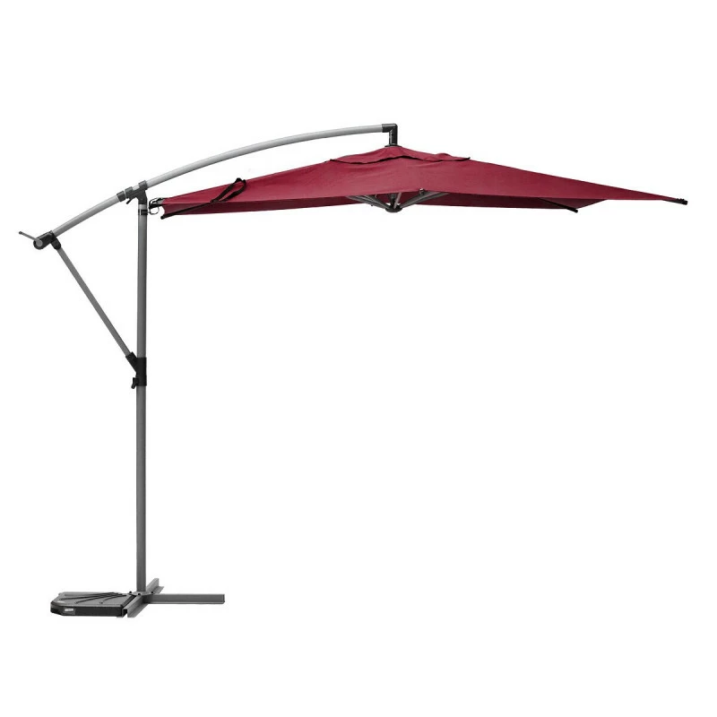 Parasol décentré rond Manoa bordeaux Hespéride Parasol Décentré Rond Manoa Bordeaux Hespéride -Ledepot-bailleul Soldes Magasin parasol decentre rond manoa bordeaux hesperide 1