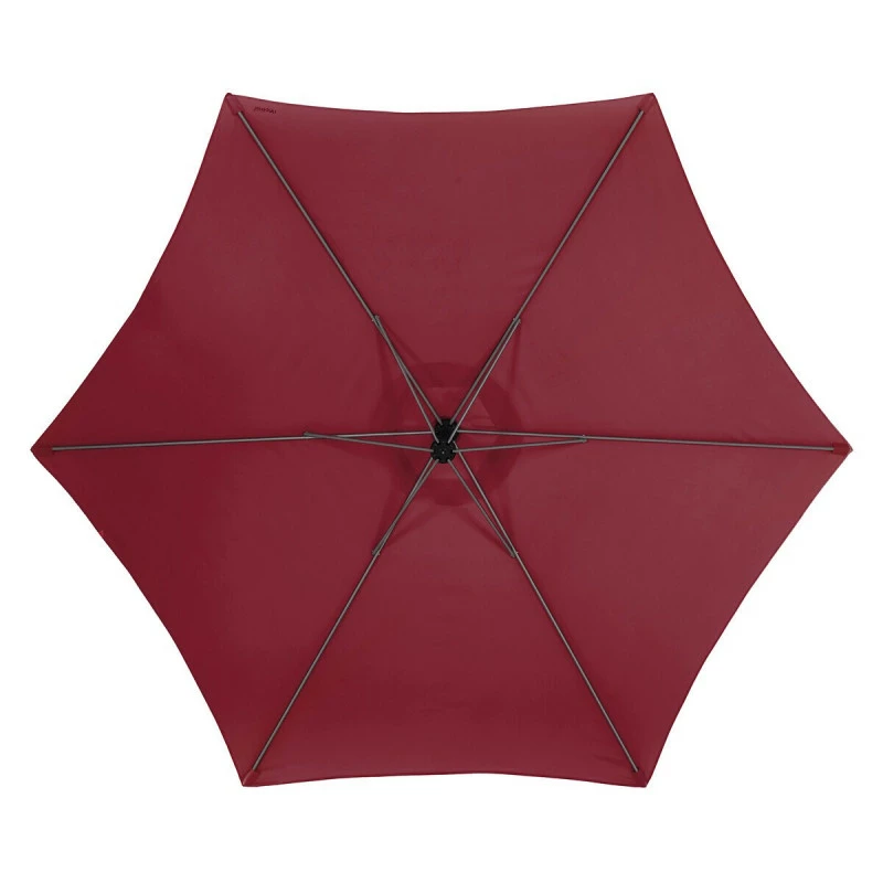 Parasol décentré rond Manoa bordeaux Hespéride Parasol Décentré Rond Manoa Bordeaux Hespéride -Ledepot-bailleul Soldes Magasin parasol decentre rond manoa bordeaux hesperide 2