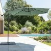 Parasol Décentré Rond Manoa Vert Olive Hespéride 2 Parasol Décentré Rond Manoa Vert Olive Hespéride -Ledepot-bailleul Soldes Magasin parasol decentre rond manoa vert olive hesperide