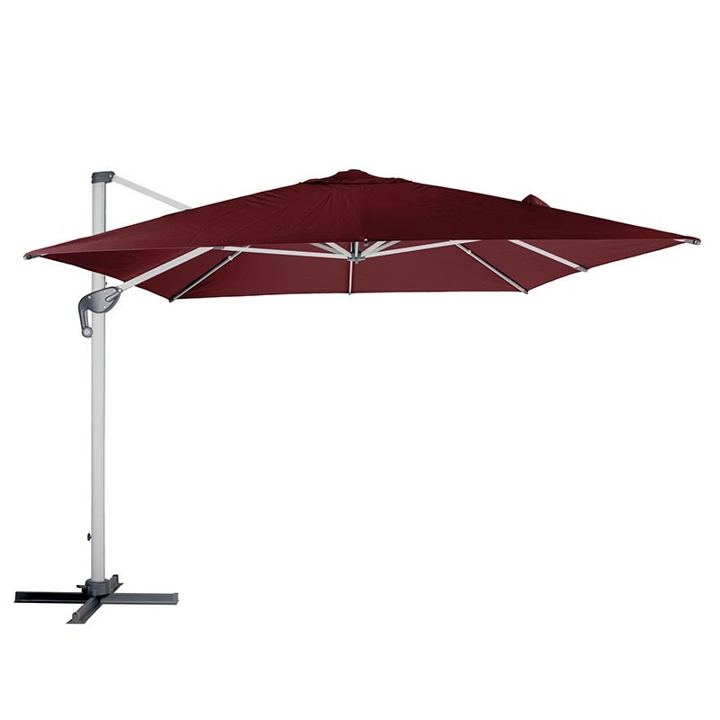 Parasol déporté rectangulaire Equador bordeaux Hespéride Parasol Déporté Rectangulaire Equador Bordeaux Hespéride -Ledepot-bailleul Soldes Magasin parasol deporte rectangulaire equador bordeaux hesperide 1