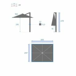 Parasol Déporté Rectangulaire Equador Olive Hespéride 9 Parasol Déporté Rectangulaire Equador Olive Hespéride -Ledepot-bailleul Soldes Magasin parasol deporte rectangulaire equador olive hesperide 1 7
