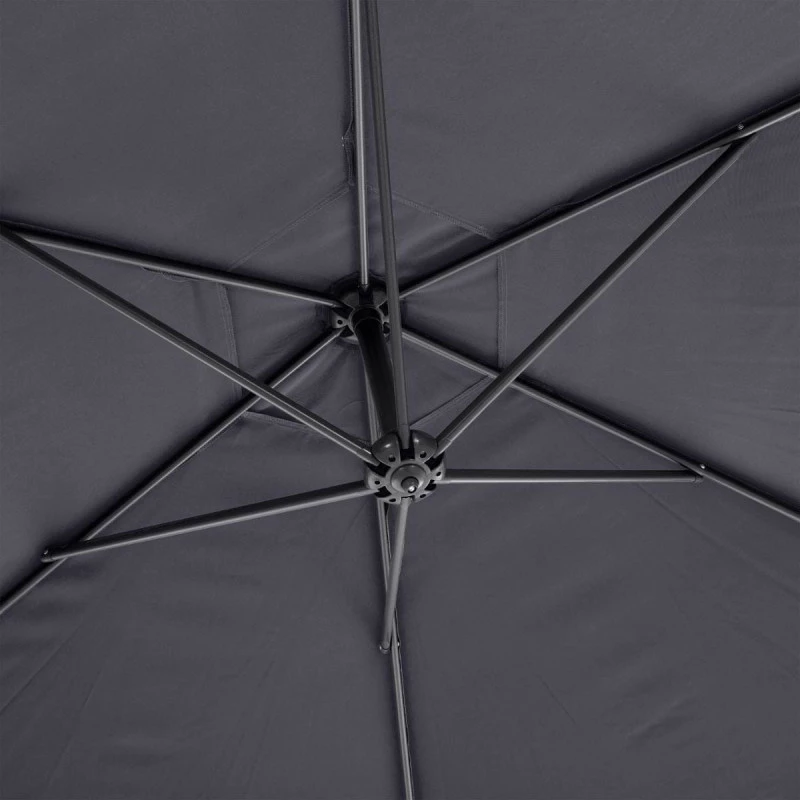 Parasol déporté rond Janeiro ardoise Hespéride Parasol Déporté Rond Janeiro Ardoise Hespéride -Ledepot-bailleul Soldes Magasin parasol deporte rond janeiro ardoise hesperide 7