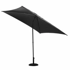Parasol Droit Carré 2,5x2,5m Soya Ardoise Hespéride -Ledepot-bailleul Soldes Magasin parasol droit carre 25x25m soya ardoise hesperide 1 2