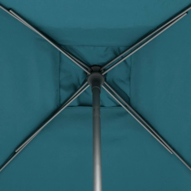 Parasol droit carré 2,5x2,5m Soya bleu canard Hespéride Parasol Droit Carré 2,5x2,5m Soya Bleu Canard Hespéride -Ledepot-bailleul Soldes Magasin parasol droit carre 25x25m soya bleu canard hesperide 4