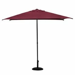 Parasol Droit Carré 2,5x2,5m Soya Bordeaux Hespéride -Ledepot-bailleul Soldes Magasin parasol droit carre 25x25m soya bordeaux hesperide 1