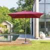 Parasol Droit Carré 2,5x2,5m Soya Bordeaux Hespéride 1 Parasol Droit Carré 2,5x2,5m Soya Bordeaux Hespéride -Ledepot-bailleul Soldes Magasin parasol droit carre 25x25m soya bordeaux hesperide