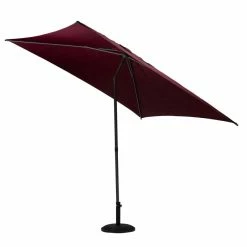 Parasol Droit Carré 2,5x2,5m Soya Bordeaux Hespéride -Ledepot-bailleul Soldes Magasin parasol droit carre 25x25m soya bordeaux hesperide 2