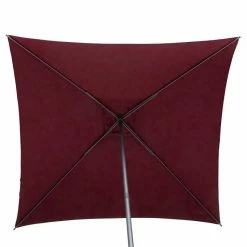 Parasol Droit Carré 2,5x2,5m Soya Bordeaux Hespéride -Ledepot-bailleul Soldes Magasin parasol droit carre 25x25m soya bordeaux hesperide 3