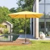 Parasol Droit Carré 2,5x2,5m Soya Jaune Moutarde Hespéride 1 Parasol Droit Carré 2,5x2,5m Soya Jaune Moutarde Hespéride -Ledepot-bailleul Soldes Magasin parasol droit carre 25x25m soya jaune moutarde hesperide