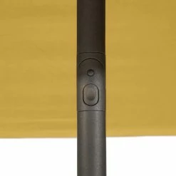 Parasol Droit Carré 2,5x2,5m Soya Jaune Moutarde Hespéride -Ledepot-bailleul Soldes Magasin parasol droit carre 25x25m soya jaune moutarde hesperide 4