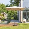 Parasol Droit Carré 2,5x2,5m Soya Taupe Hespéride 2 Parasol Droit Carré 2,5x2,5m Soya Taupe Hespéride -Ledepot-bailleul Soldes Magasin parasol droit carre 25x25m soya taupe hesperide