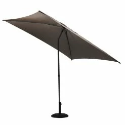 Parasol Droit Carré 2,5x2,5m Soya Taupe Hespéride -Ledepot-bailleul Soldes Magasin parasol droit carre 25x25m soya taupe hesperide 2